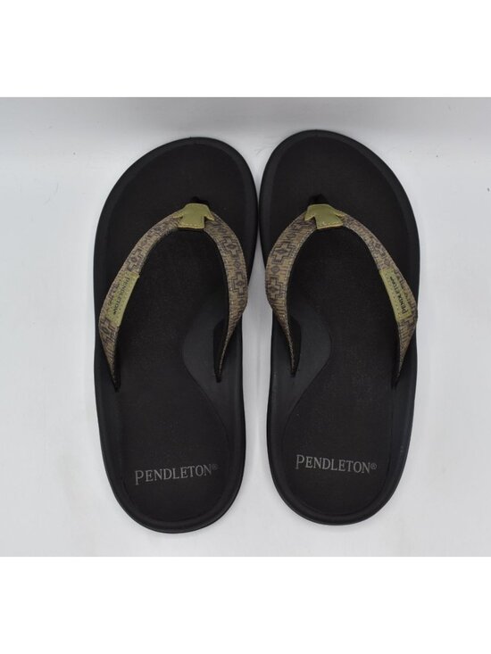 Pendleton Mens Size 10 Harding Thong Olive Flip Flops Sandals Shoes main image 6